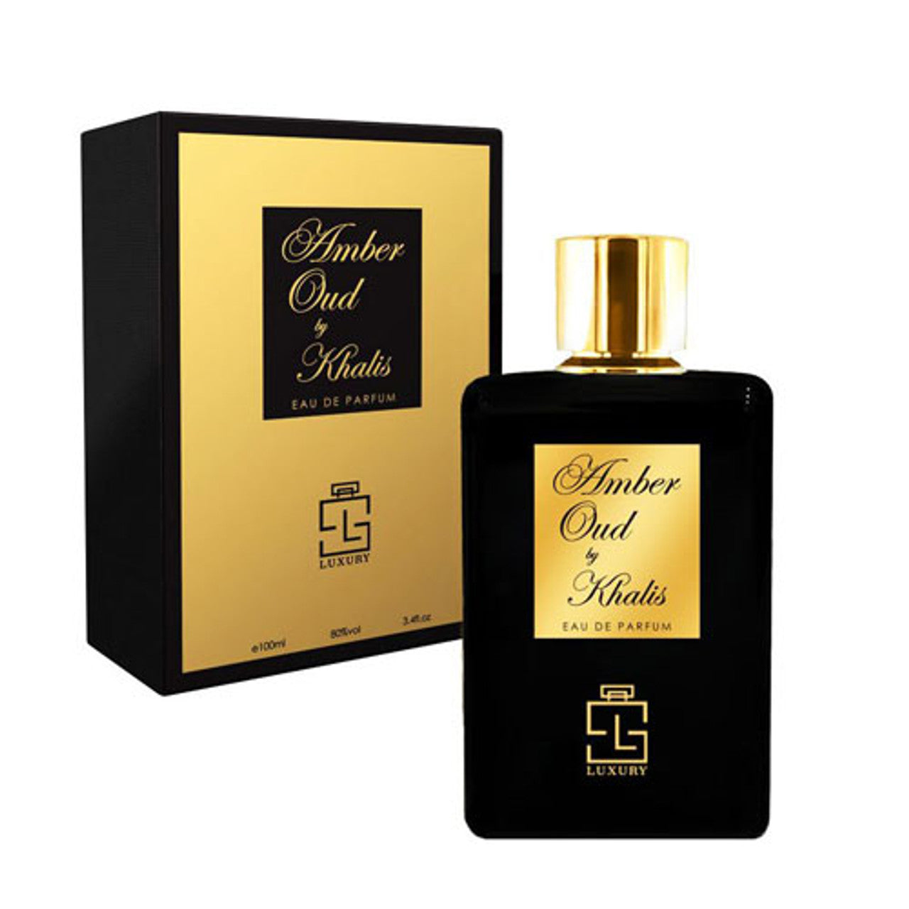 KHALIS LUXY COLLECTION AMBER OUD UNISEX 3.3 OZ